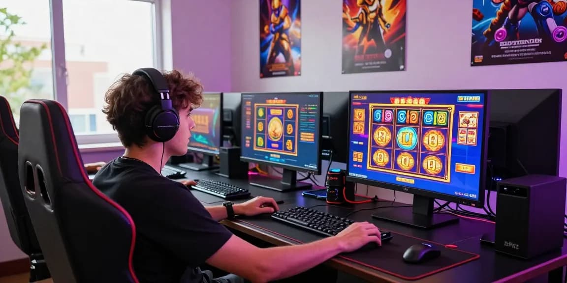 Pengalaman slot gacor yang menarik dengan pemain fokus pada permainan jackpot besar.
