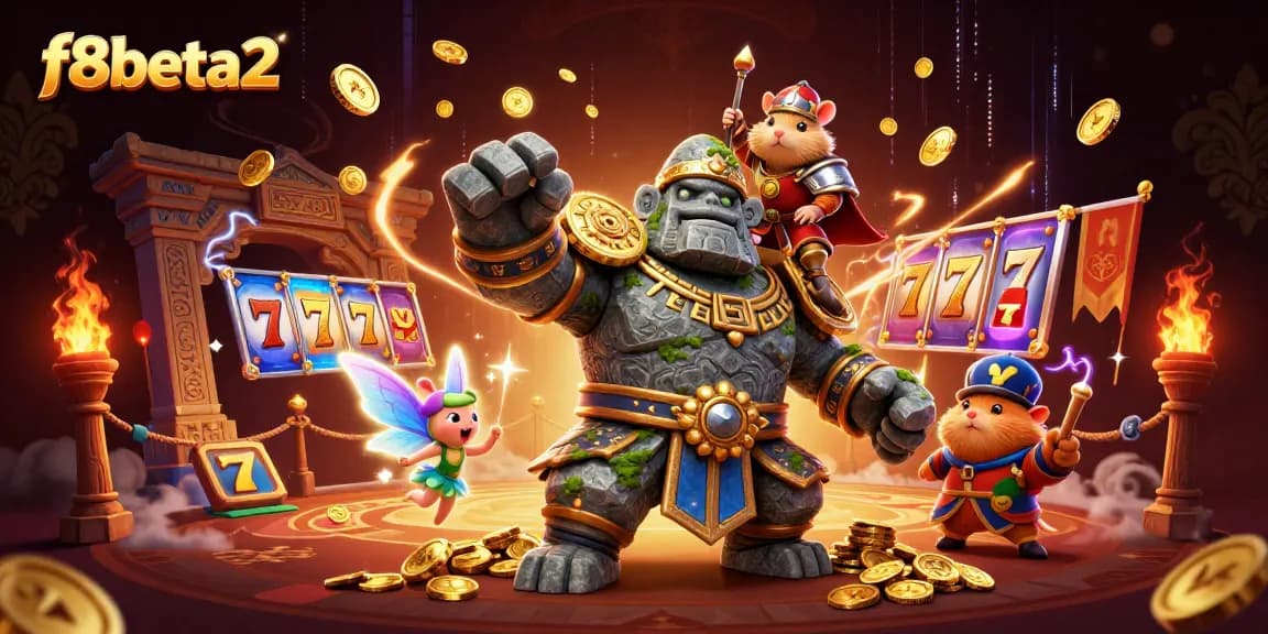 Experience the exciting f8beta2 slots with magical characters and vibrant casino elements.