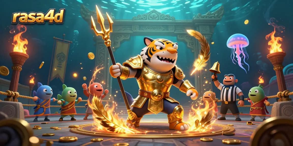 Rasakan keseruan bermain di kasino rasakan888 dengan tiger shark berlatih ketahanan.