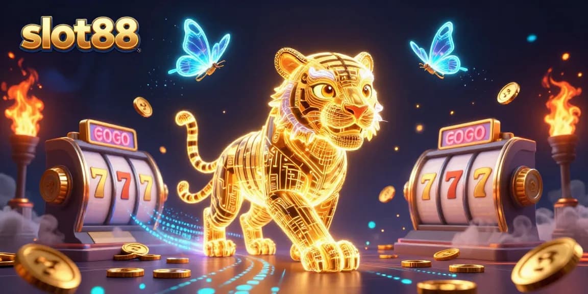 Menangkan slot88 dengan aksi dinamis slot reel dan simbol keberuntungan di kasino digital.