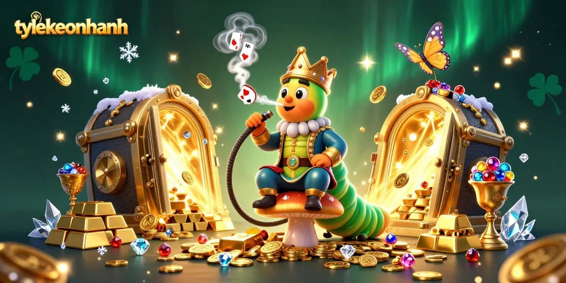 Experience thrilling gaming action with tylekeonhanh's dazzling casino-themed illustration.