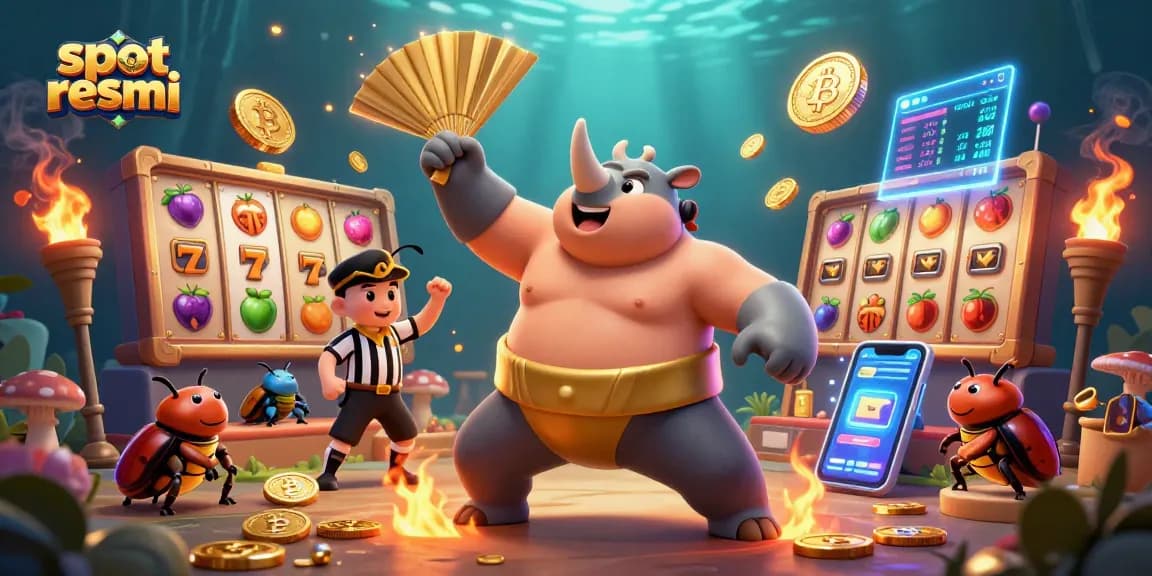 Menangkan slot resmi dengan keberuntungan dan strategi dari karakter unik dalam ilustrasi kasino 3D