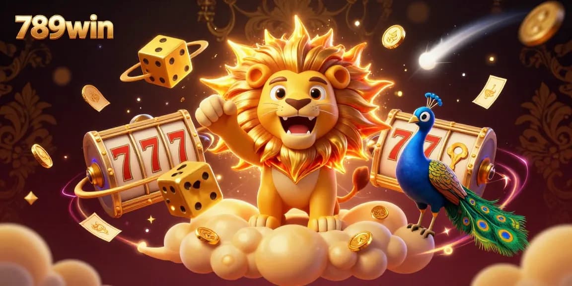 Experience the thrill of gaming with 789win, featuring a captivating casino scene filled with vibrant elements.