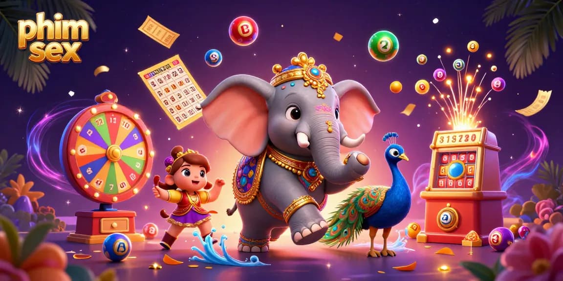 Play Phim Sex slots with engaging elements like lottery balls and vibrant games.