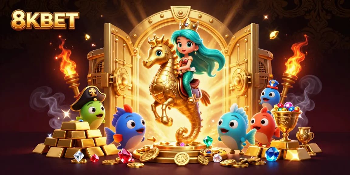 Experience thrilling wins at 8KBET with mermaids, seahorses, and treasure galore!