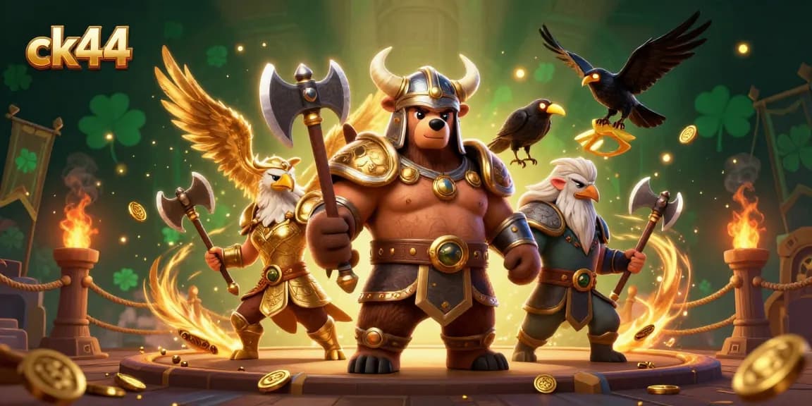 Experience thrilling gameplay at ck44 with vibrant characters and dynamic casino elements.