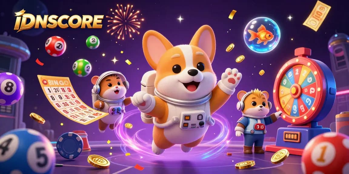 IDNSCORE provides an exciting gaming experience with vibrant elements and fun visuals.