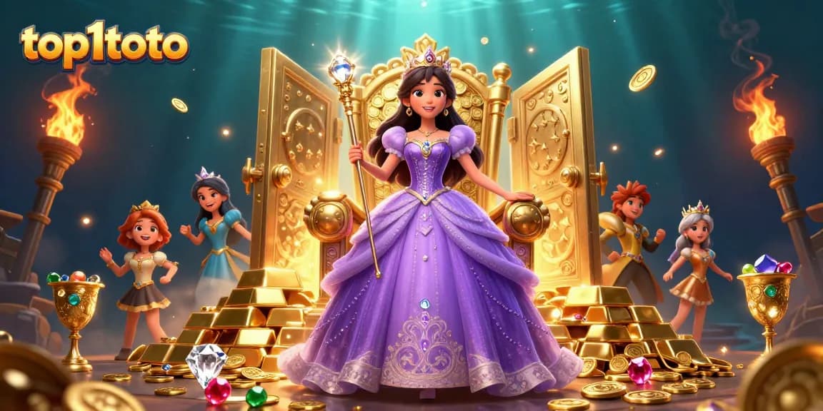 Play exciting games at top1toto, where treasure awaits in stunning 3D casino art.