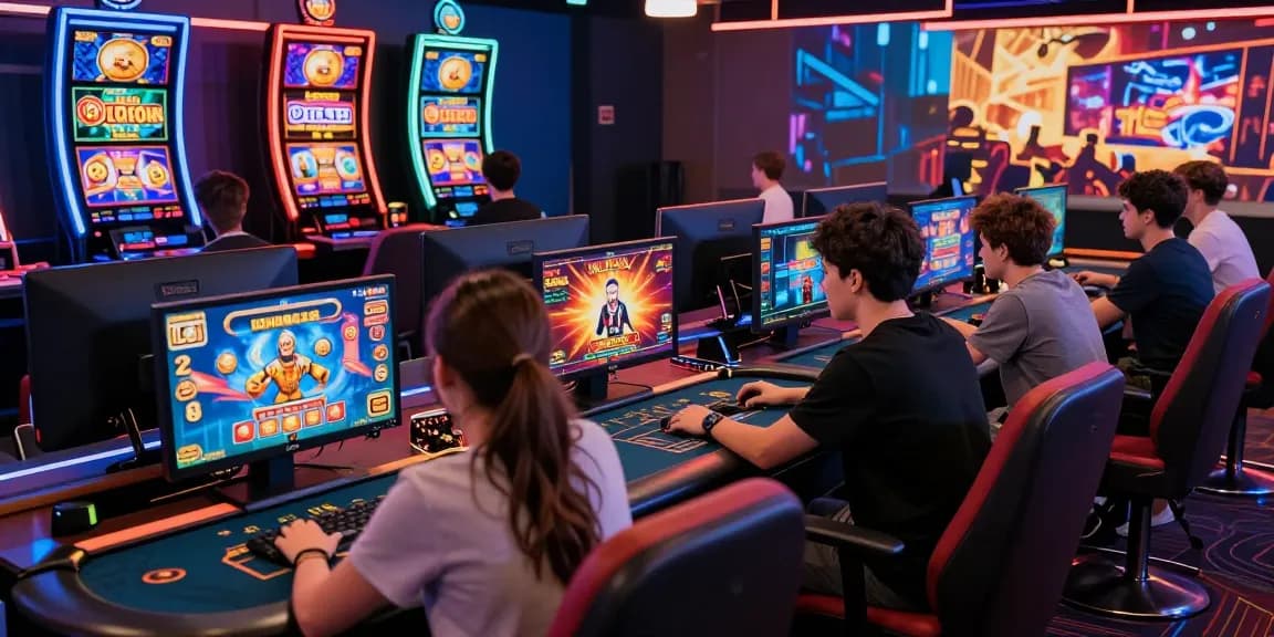 Players enjoying live casino games and slots at B52 gaming platform.