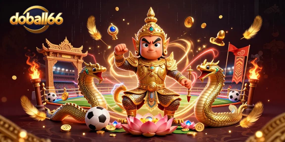 Experience doball66's thrilling sports betting with friendly yaksha guardian and dynamic Naga companions.