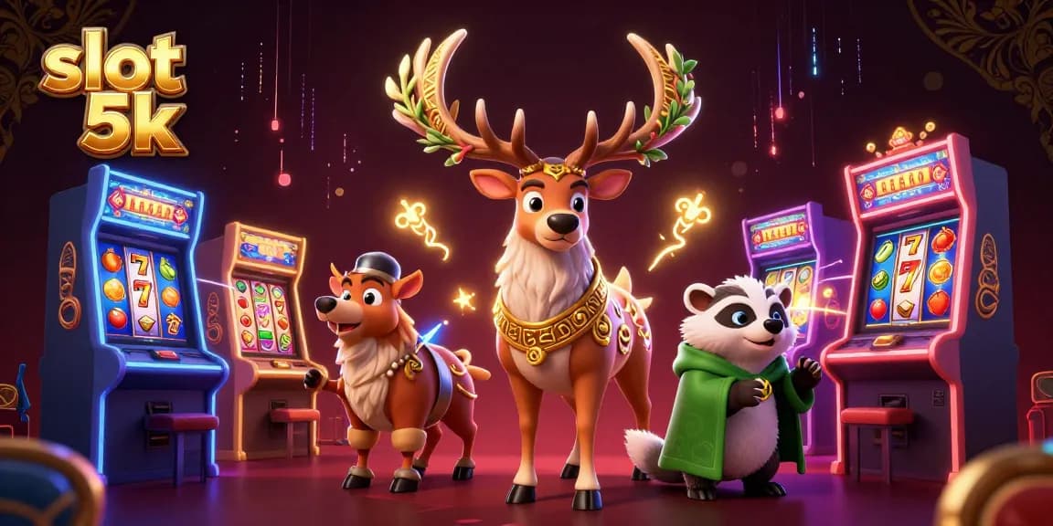Engage in thrilling gameplay with slot 5k alongside a mystical druid stag and wise badger.
