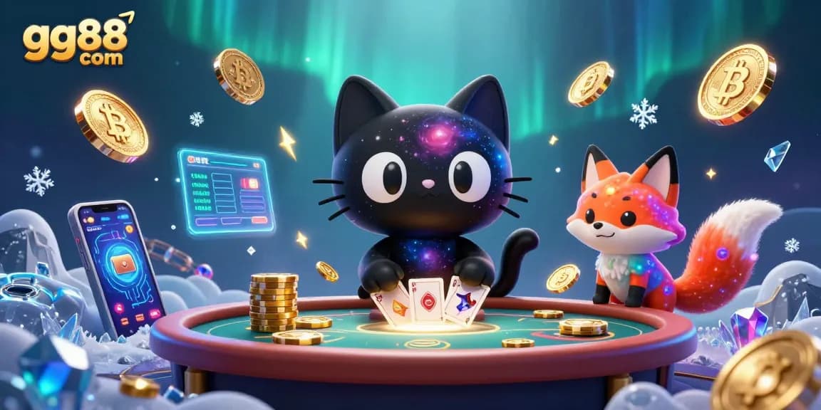 Engage with thrilling gameplay at gg88 com with vibrant cosmic casino elements and animated characters.