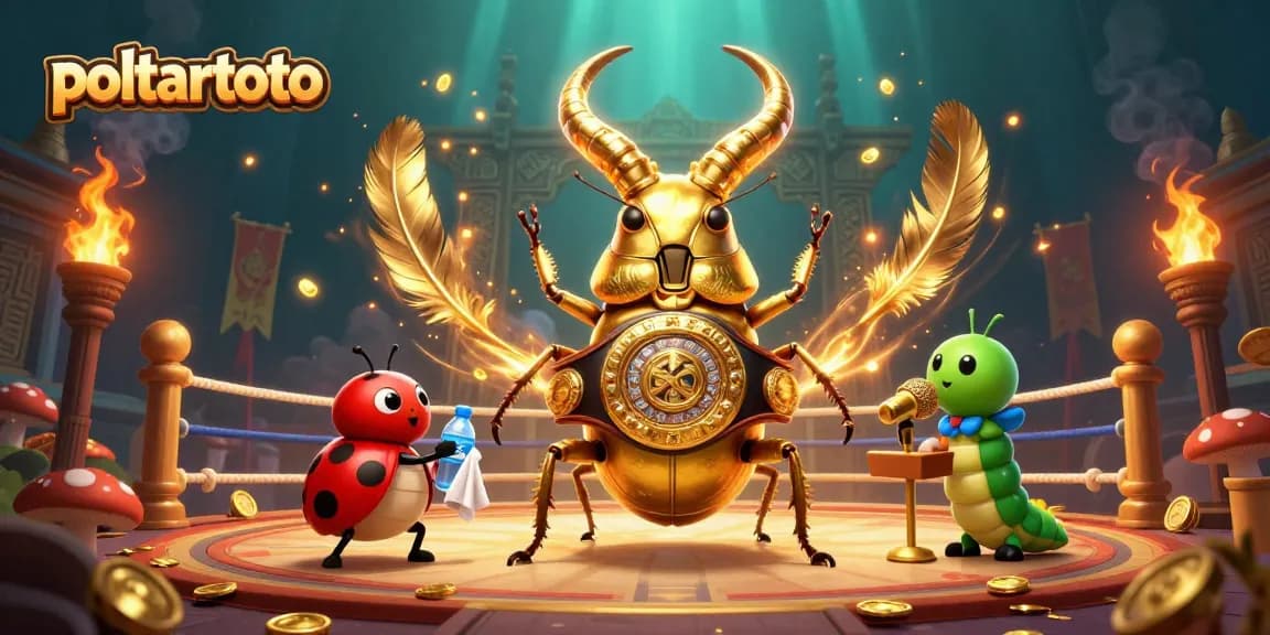 Game dengan poltartoto, ilustrasi karakter yang dinamis dan elemen perjudian menarik