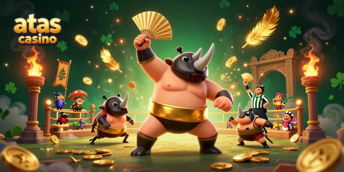 Experience thrilling moments at atas casino with a dynamic scene of a beetle champion in action.