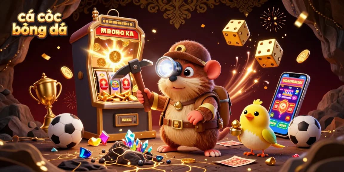 Experience thrilling cá cược bóng đá moments with dynamic sports illustration filled with games and excitement.