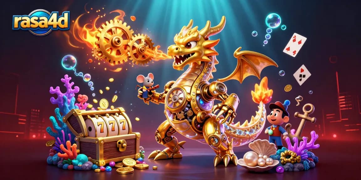 Gali kemenangan dengan rasa4d saat menjelajahi dunia kasino virtual dengan naga emas yang dramatis.