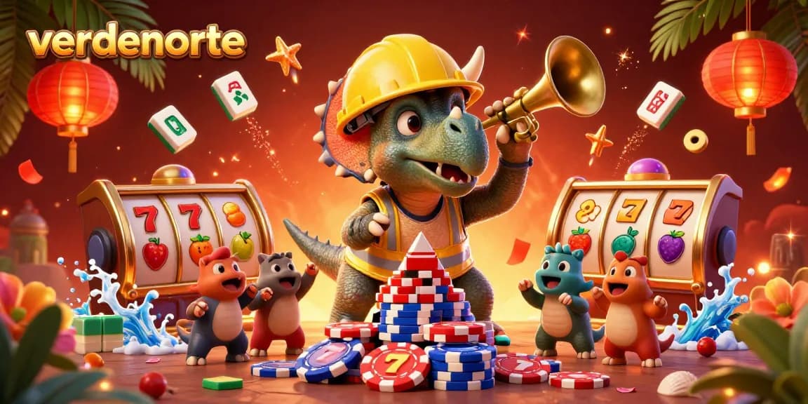 Play and win big with a vibrant verdenorte slot scene featuring cheerful characters and colorful gaming elements.