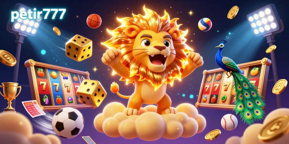 Experience thrilling gaming with petir777, featuring vibrant slot reels and enchanting game elements.