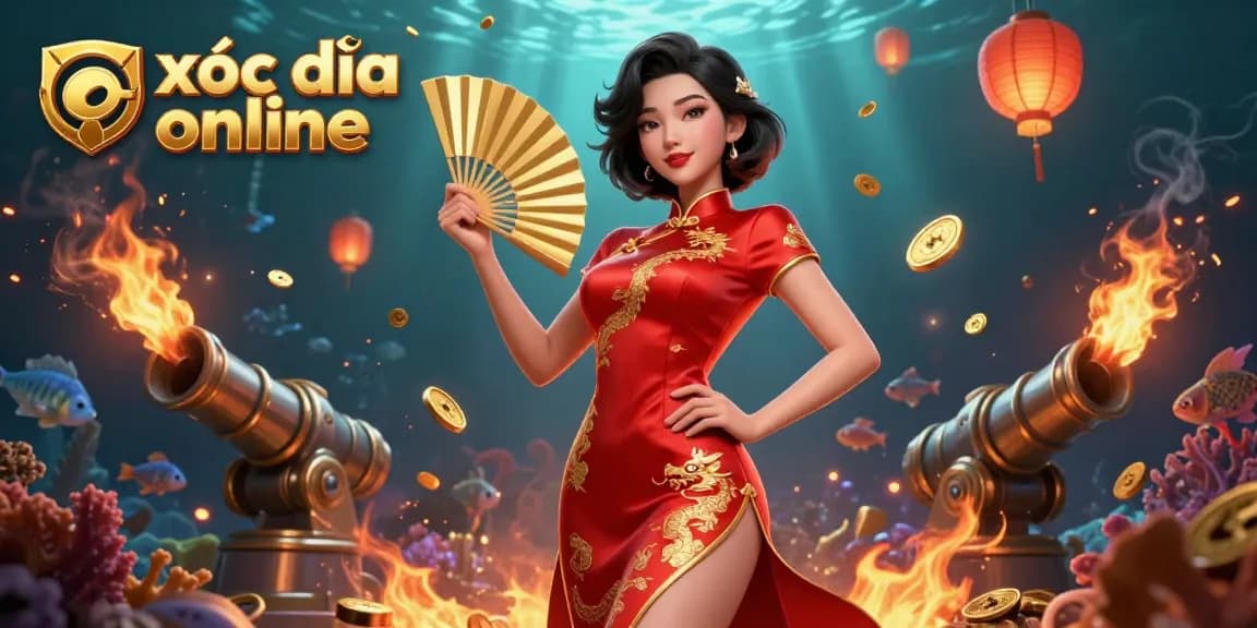 Experience the excitement of xóc đĩa online as players enjoy immersive gameplay with underwater themes and vibrant visuals.