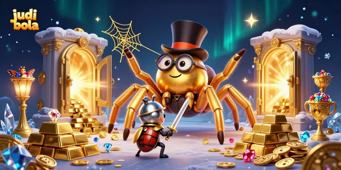 Experience the thrill of judi bola with a dazzling illustration of excitement and treasures at a casino