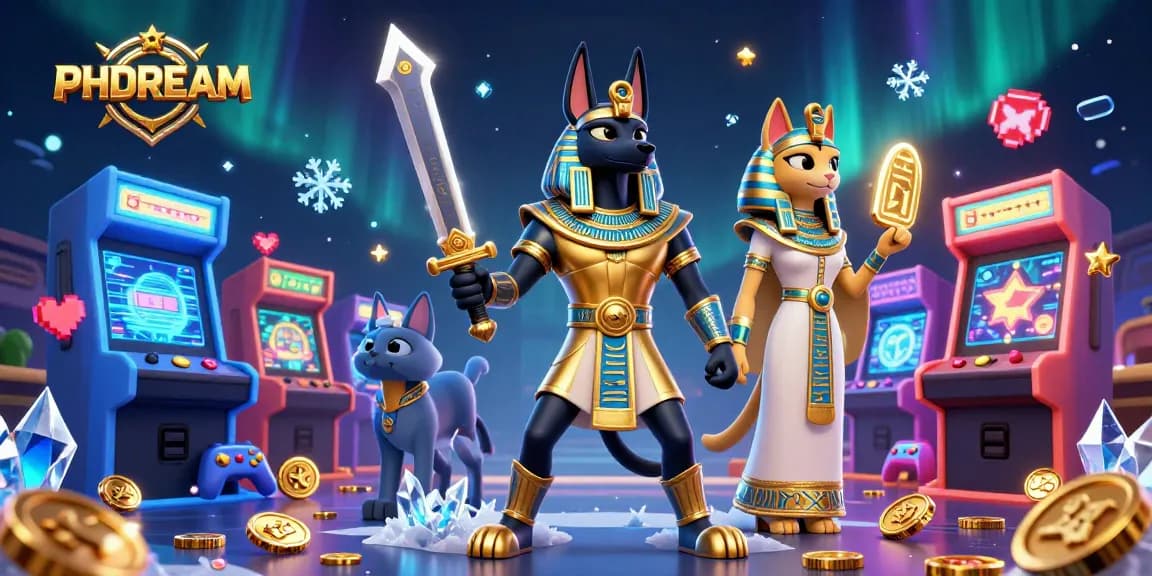PHDREAM players immerse in winning jackpots with vibrant 3D casino characters and game elements.