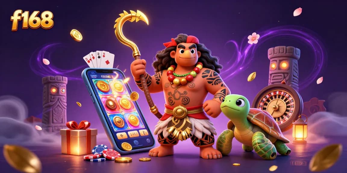 Try your luck at f168 with vibrant casino game elements and a mystical atmosphere.