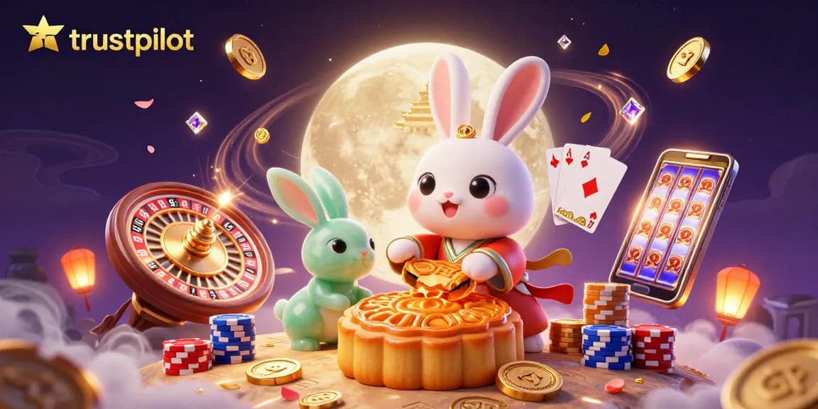 Engage with trustpilot insights on a vibrant casino scene featuring playful folklore characters.