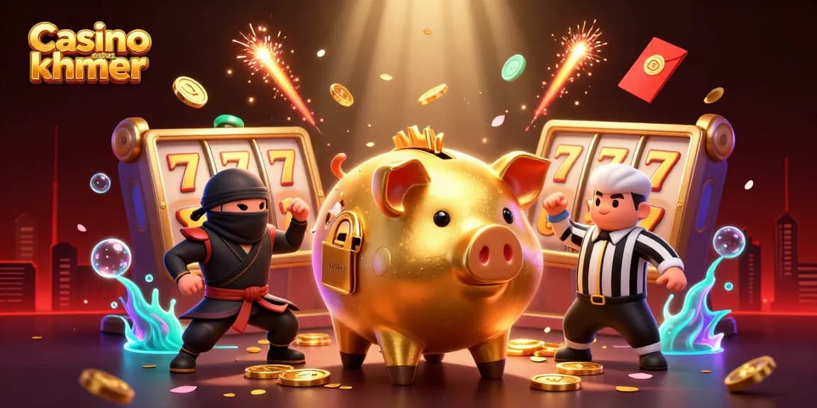Engage in the thrills of Casino online khmer with vibrant 3D illustrations depicting exciting gaming action.
