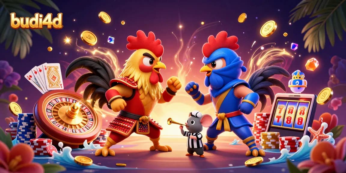 Budi4d showcases thrilling rooster fighting casino action, enhancing your gambling experience.