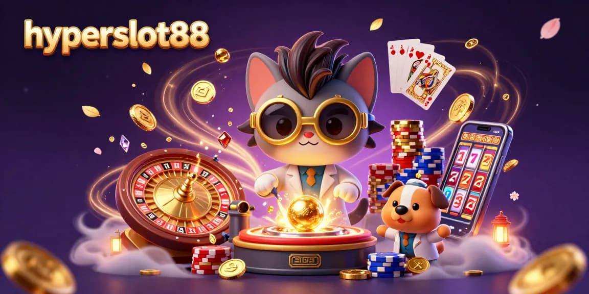 Win big with hyperslot88 as colorful elements and characters ignite the casino excitement.