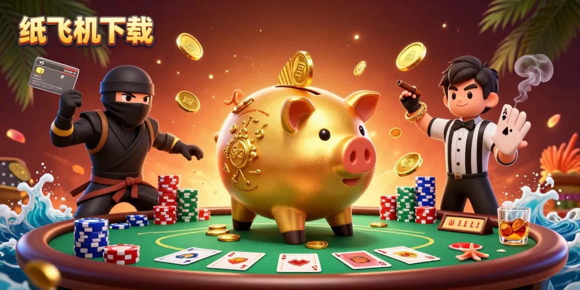Engage in thrilling gameplay with 纸飞机下载 featuring a dynamic 3D casino scene.
