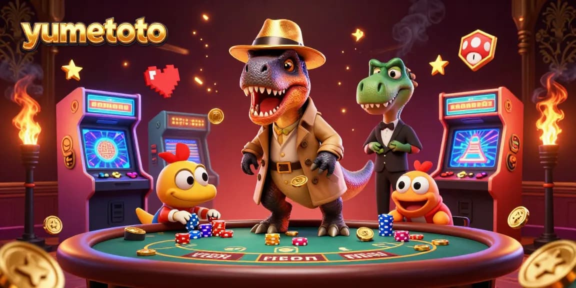 Experience thrilling gameplay at yumetoto's blackjack table with dynamic 3D cartoon characters.