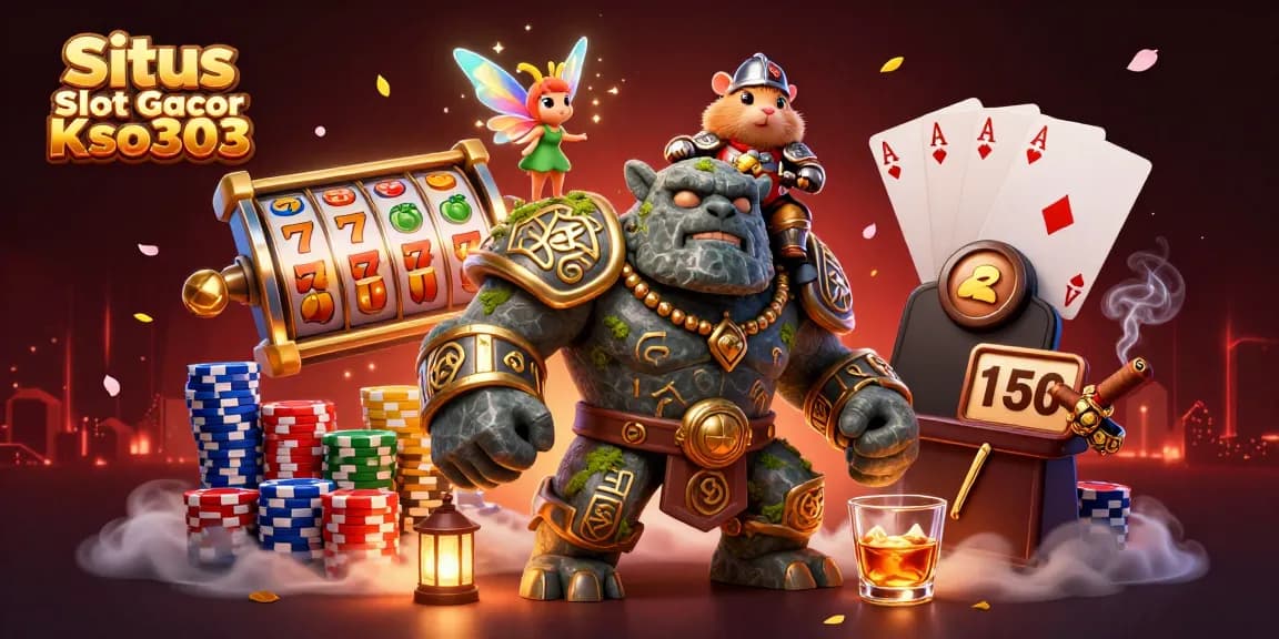 Situs Slot Gacor Kso303 menghadirkan golem kuno dan kasino penuh warna untuk pengalaman permainan yang menarik.