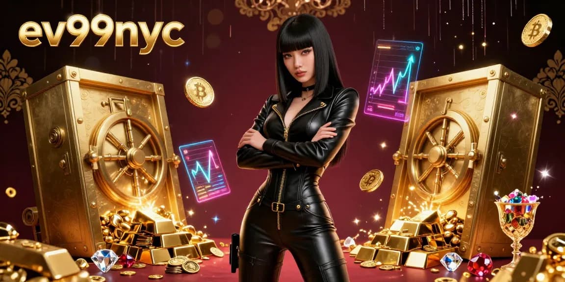 Experience thrilling wins at ev99nyc with stunning visuals of golden treasures and Bitcoin rewards.
