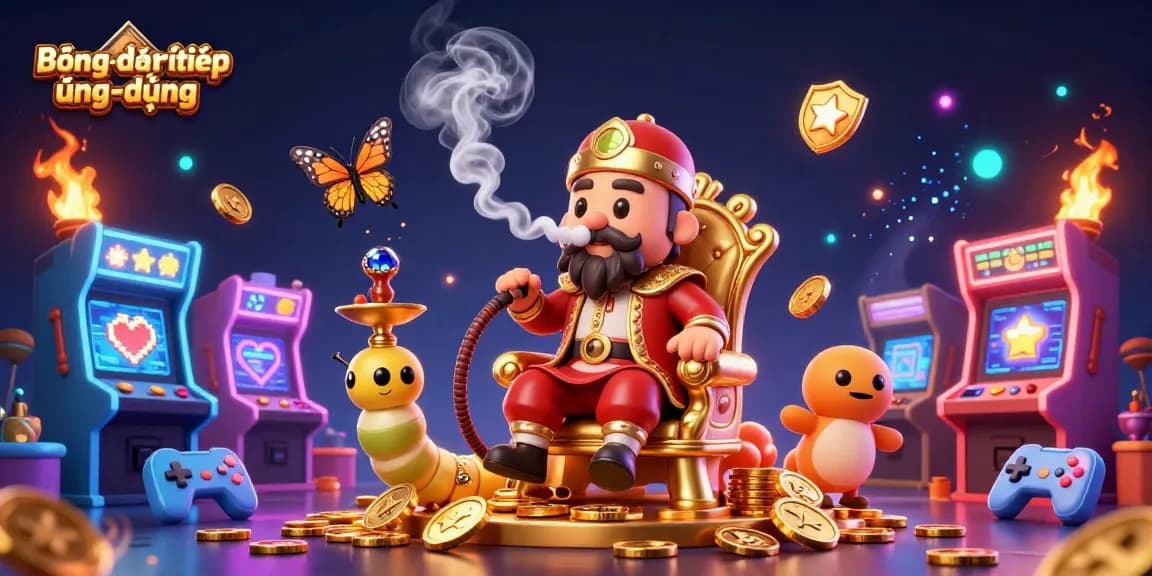 Bóngđátrựctiếpứngdụng showcases vibrant characters and game elements in a dynamic sports betting scene