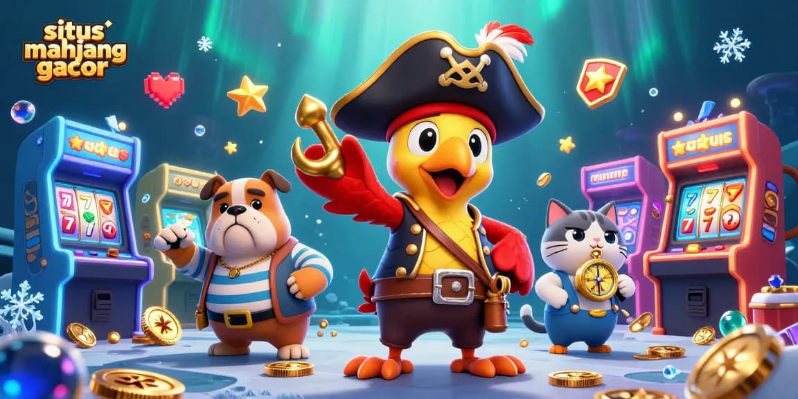 Engage with the vibrant world of situs mahjong gacor, featuring lively gaming elements and charming 3D characters.