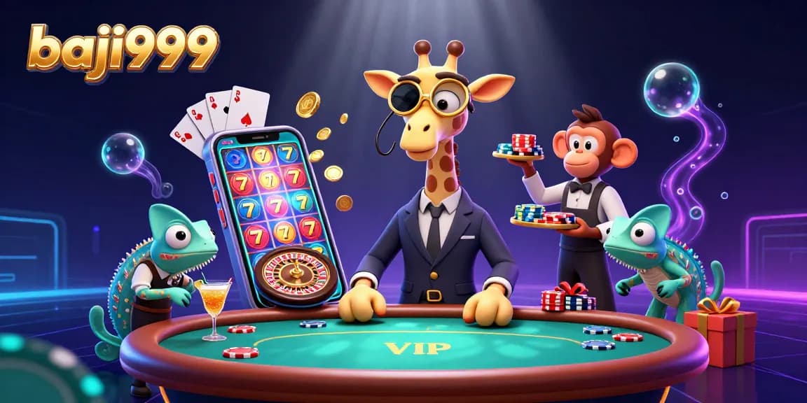 Experience exciting gameplay at baji999 with a vibrant casino scene and dynamic characters.