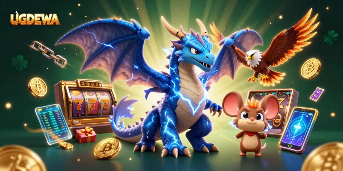 Experience thrilling wins at UGDEWA with vibrant slot games and captivating characters in action.