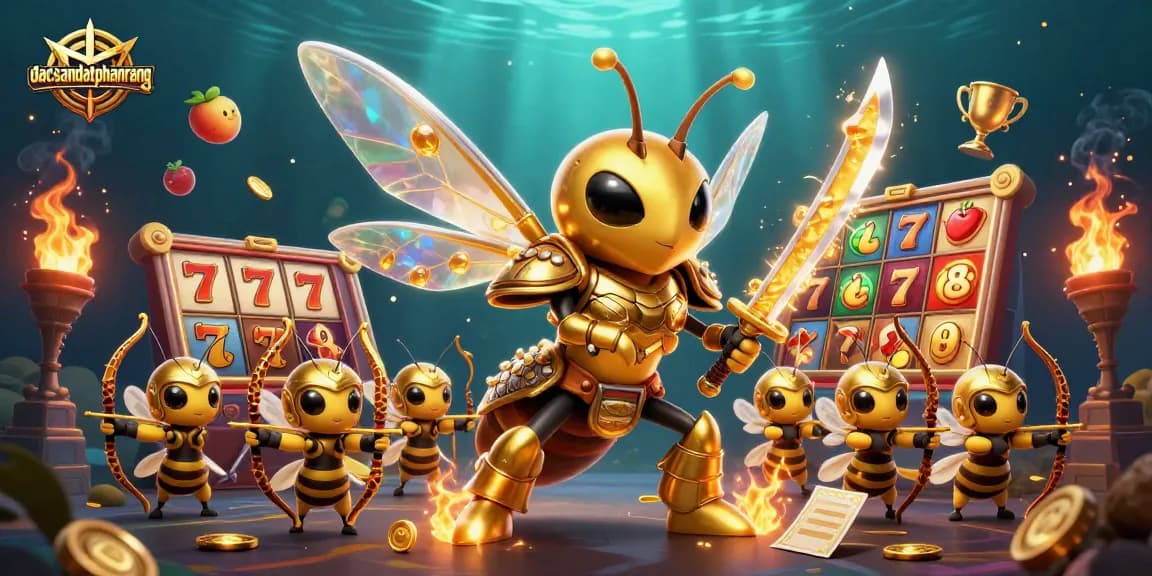 Engage with thrilling slots and jackpot opportunities at dacsandatphanrang showcasing vibrant 3D elements.