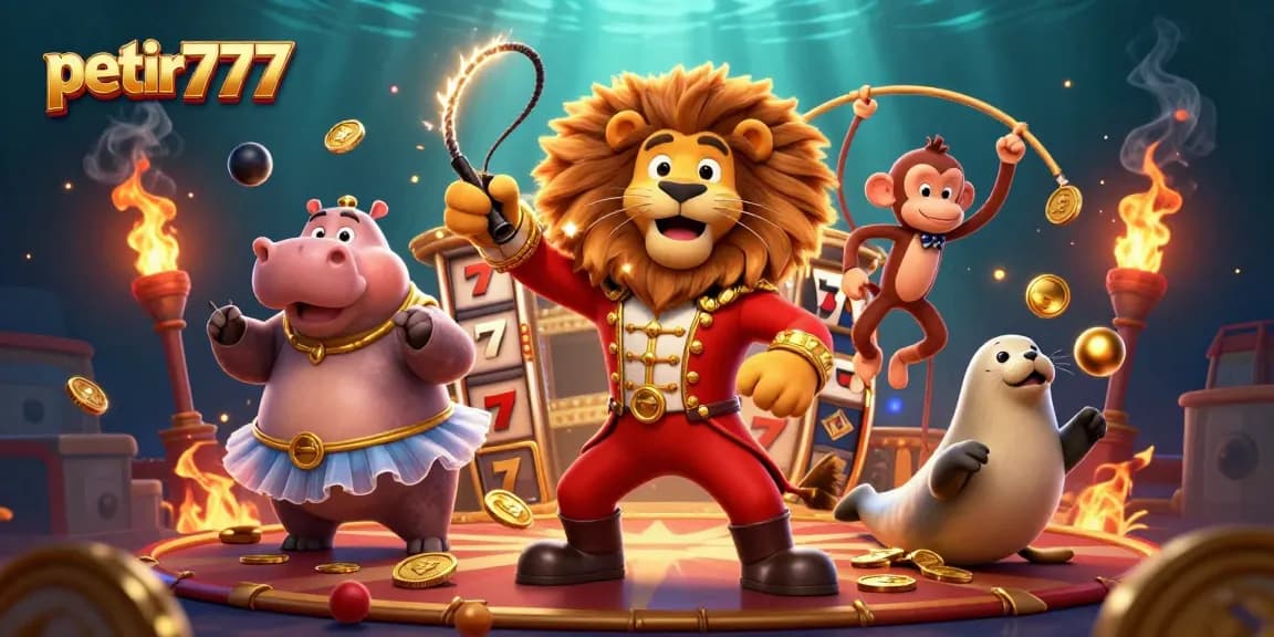 Experience thrilling gameplay at petir777 with lively casino characters and vibrant gaming elements.
