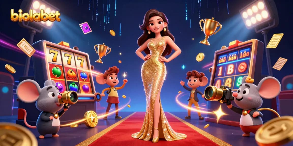 Mainkan permainan slot yang mengasyikkan dengan biolabet, menampilkan adegan glamor dengan elemen permainan yang dinamis