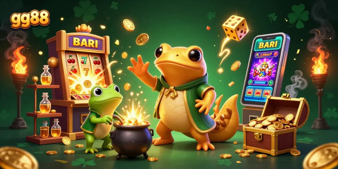 Experience thrilling gameplay with gg88 at an animated casino adventure filled with treasures.
