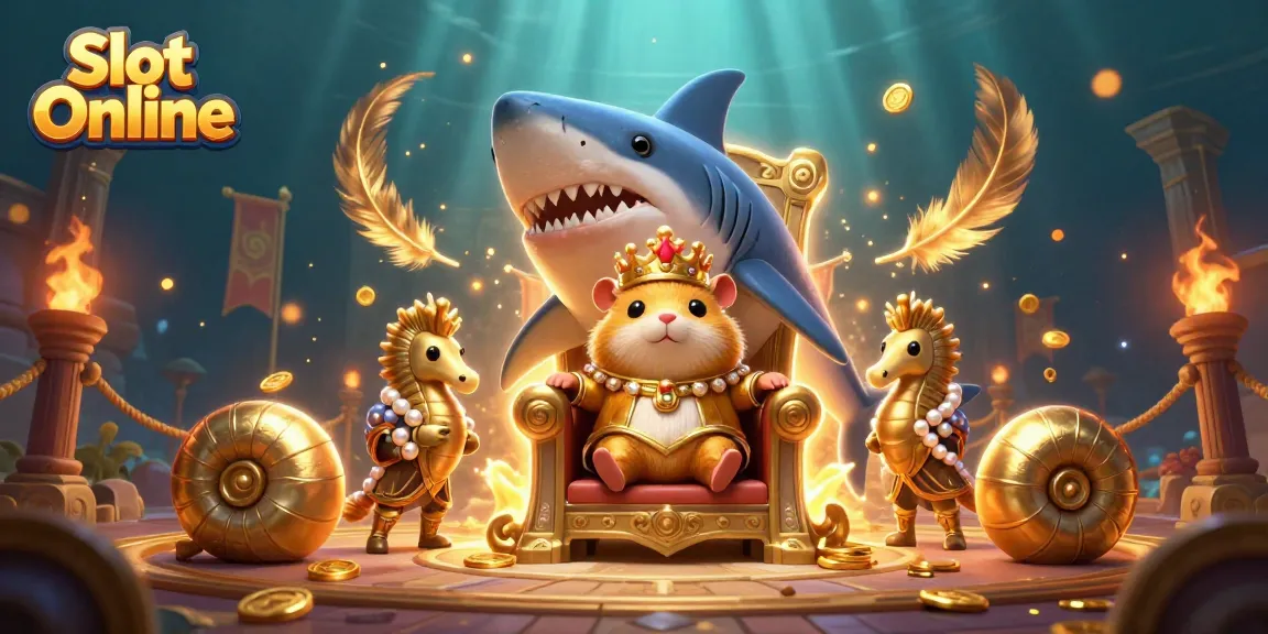 Spin the reels in Slot Online adventure featuring playful characters and vibrant casino elements.
