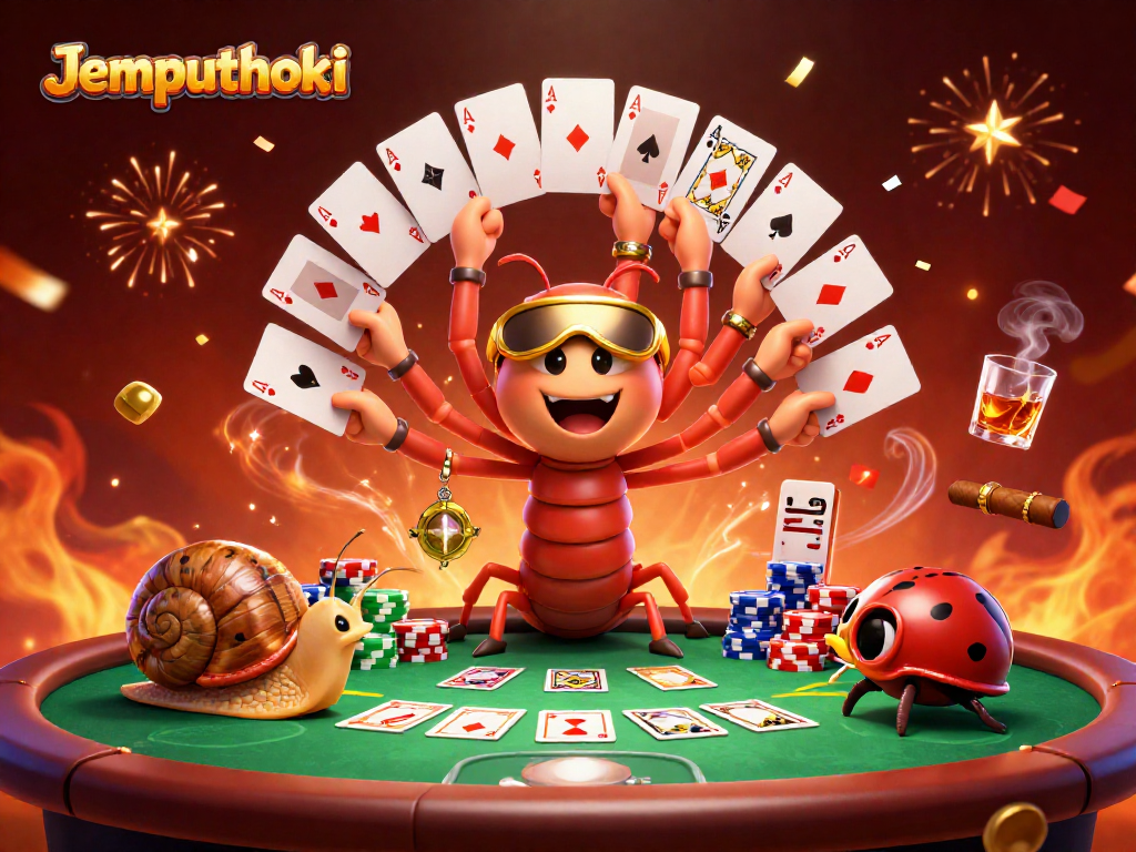 Experience the thrill of Jemputhoki as the millipede dealer showcases high-stakes poker.