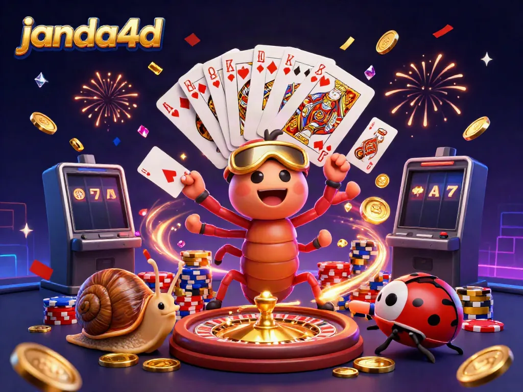 Merayakan kemenangan di janda4d dengan dealer yang menarik dan banyak kartu judi.