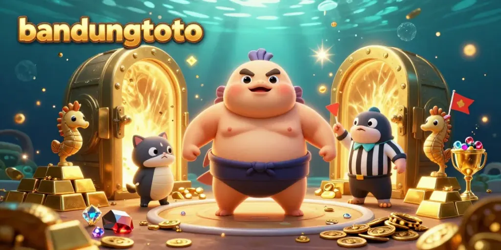 bandungtoto menang di situs permainan slot dengan warna cerah dan emas yang berkilau