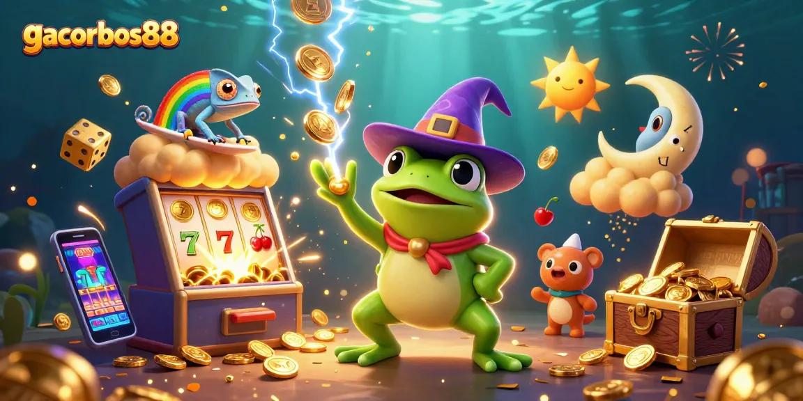 Experience the excitement at gacorbos88 with vibrant 3D casino characters and thrilling jackpot elements.