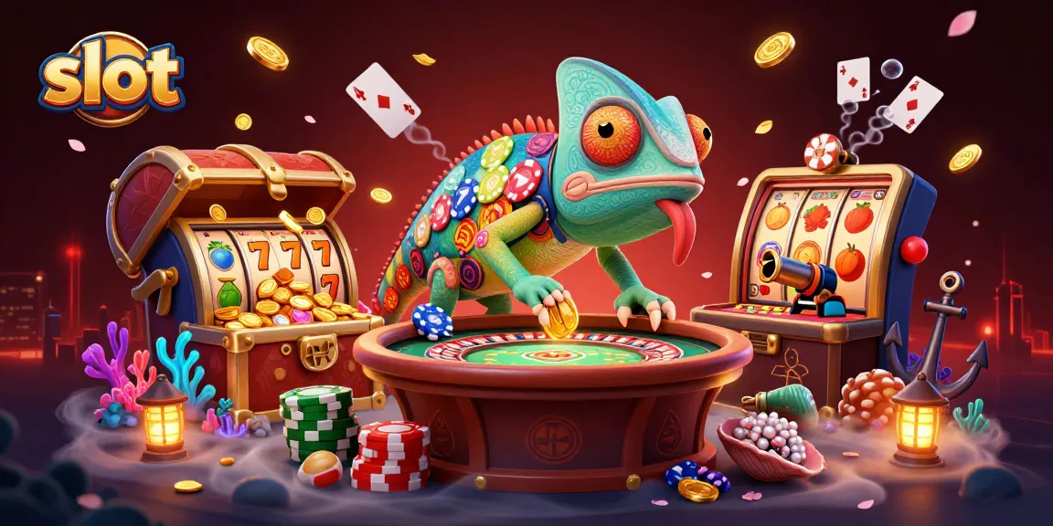 Menangkan jackpot slot dengan karakter chameleon kasino yang menarik perhatian di Wih69.