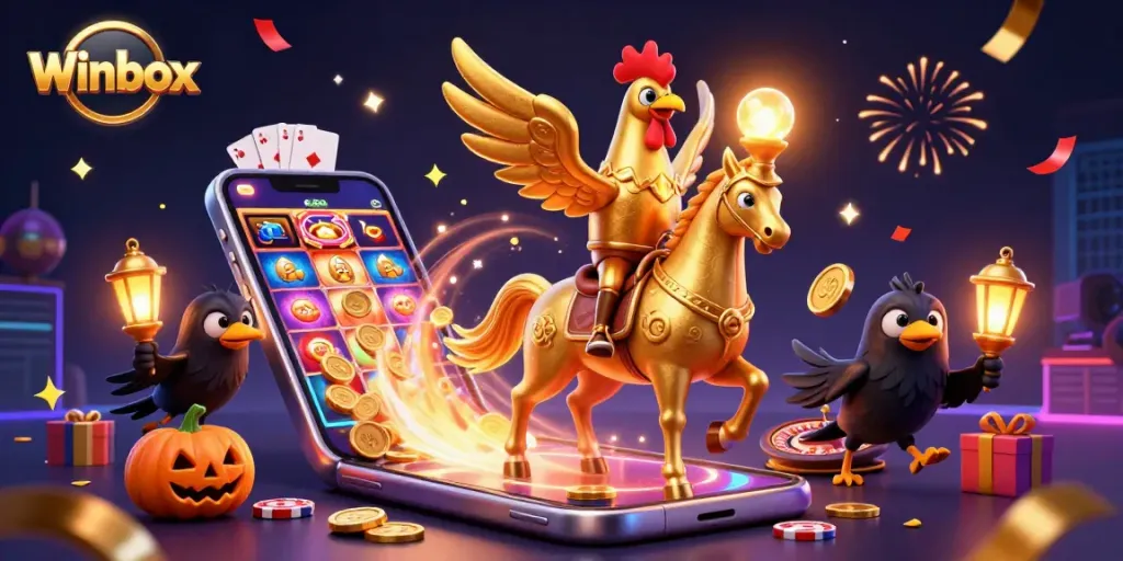 Engage in thrilling gameplay with Winbox, exploring vibrant slots and casino action.