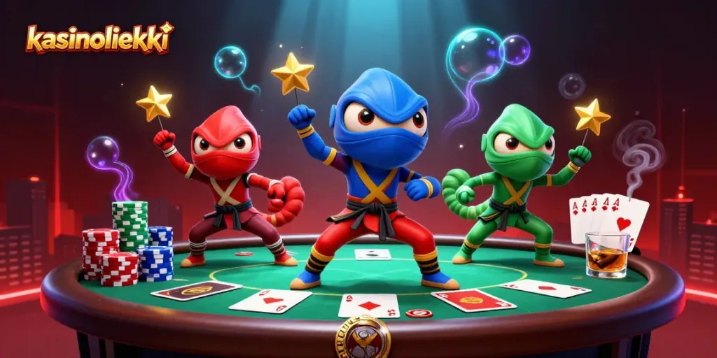 Kasinoliekin tiimi esittelee upeita pokeritaitoja 3D-digitaalisen taiteen maailmassa.